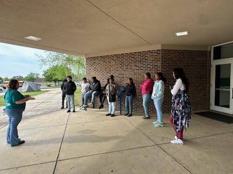 Case Manager Jessica Ausby Visited Northampton County High School 